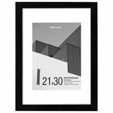 {{photo.Alt || photo.Description || 'Рамка 21х30 см с паспарту 15х21 см небьющаяся, багет 20 мм, пластик, BRAUBERG "New Age", черная, 391275'}}