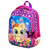 {{photo.Alt || photo.Description || 'Ранец BRAUBERG QUADRO, 3 отделения, с брелком, "Charming kitten", 37х28х18 см, 270602'}}