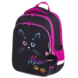 {{photo.Alt || photo.Description || 'Ранец BRAUBERG QUADRO, 3 отделения, с брелоком, "Black cat", 37х28х18 см, 271358'}}