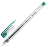 {{photo.Alt || photo.Description || 'Ручка гелевая STAFF "Basic" GP-789, ЗЕЛЕНАЯ, корпус прозрачный, хромированные детали, узел 0,5 мм, линия письма 0,35 мм, 142791'}}