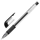 {{photo.Alt || photo.Description || 'Ручка гелевая с грипом STAFF "Basic Needle" GP-679, ЧЕРНАЯ, игольчатый узел 0,5 мм, линия письма 0,35 мм, 143679'}}