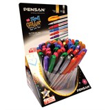 {{photo.Alt || photo.Description || 'Ручка гелевая PENSAN "Glitter Gel", АССОРТИ, чернила с блестками, узел 1 мм, линия письма 0,5 мм, дисплей, 2280/S60'}}