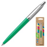 {{photo.Alt || photo.Description || 'Ручка шариковая PARKER "Jotter Orig Green", корпус зеленый, нержавеющая сталь, блистер, синяя, 2076058'}}