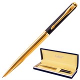 {{photo.Alt || photo.Description || 'Ручка подарочная шариковая GALANT "ARROW GOLD", корпус черный/золотистый, детали золотистые, узел 0,7 мм, синяя, 143523'}}