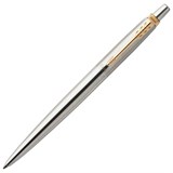 {{photo.Alt || photo.Description || 'Ручка шариковая PARKER "Jotter Core Stainless Steel GT", корпус серебро, позолота, синяя, 1953182'}}