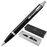 {{photo.Alt || photo.Description || 'Ручка шариковая PARKER "IM Core Black Lacquer CT", черный глянцевый лак, детали хром, синяя, 1931665'}}
