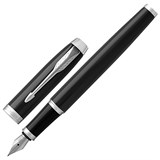 {{photo.Alt || photo.Description || 'Ручка перьевая PARKER "IM Core Black Lacquer CT", корпус черный глянцевый лак, хромированные детали, синяя, 1931644'}}