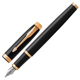 {{photo.Alt || photo.Description || 'Ручка перьевая PARKER "IM Core Black Lacquer GT", черный глянцевый лак, позолота, синяя, 1931645'}}