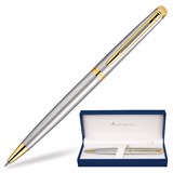 {{photo.Alt || photo.Description || 'Ручка подарочная шариковая WATERMAN "Hemisphere Stainless Steel GT", серебристый корпус, позолоченные детали, синяя, S0920370'}}