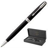 {{photo.Alt || photo.Description || 'Ручка шариковая PARKER "Sonnet Core Matt Black CT", черный матовый лак, палладий, черная, 1931524'}}