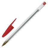 {{photo.Alt || photo.Description || 'Ручка шариковая STAFF "Basic Budget BP-04", КРАСНАЯ, линия письма 0,5 мм, с штрихкодом, 143870'}}
