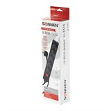 {{photo.Alt || photo.Description || 'Сетевой фильтр SONNEN U-3515, 5 розеток, с заземлением, выключатель, 10 А, 5 м, черный, 513490'}}