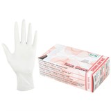 {{photo.Alt || photo.Description || 'Перчатки латексные смотровые SFM Grip-Surface Германия, 50 пар (100 штук), размер L (большой)'}}