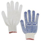 {{photo.Alt || photo.Description || 'Перчатки хлопчатобумажные, КОМПЛЕКТ 50 ПАР, 10 класс, 32-34 г, 83 текс, ПВХ точка, ОФИСМАГ, БЕЛЫЕ, 605503'}}