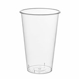 Стакан одноразовый пластиковый, прозрачный, сверхплотный, 500 мл, "Bubble Cup", ВЗЛП, 1021ГП 609244