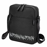 {{photo.Alt || photo.Description || 'Сумка на плечо HEIKKI COMPACT (ХЕЙКИ) с карманом, черная с принтом, 23х17х5 см, 272629'}}