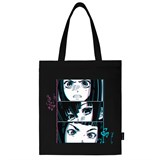 {{photo.Alt || photo.Description || 'Сумка шоппер BRAUBERG PREMIUM, канвас, 40х35 см, на кнопке, карман, черный, "Anime face", 271903'}}