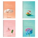 {{photo.Alt || photo.Description || 'Тетрадь А4, 80 л., BRAUBERG, гребень, клетка, обложка картон, "Dream", 404049'}}