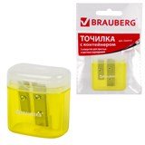 {{photo.Alt || photo.Description || 'Точилка BRAUBERG "Chief", 2 отверстия для чернографитных и цветных карандашей, с контейнером, с крышкой, ассорти, 226942'}}