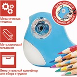 {{photo.Alt || photo.Description || 'Точилка механическая ПИФАГОР "Птичка", корпус голубой, 228490'}}