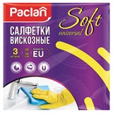 {{photo.Alt || photo.Description || 'Салфетки универсальные, 38х38 см, КОМПЛЕКТ 3 шт., 110 г/м2, вискоза, PACLAN "Practi Universal", 410018'}}