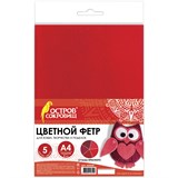 {{photo.Alt || photo.Description || 'Цветной фетр МЯГКИЙ А4, 2 мм, 5 листов, 5 цветов, плотность 170 г/м2, оттенки красного, ОСТРОВ СОКРОВИЩ, 660642'}}