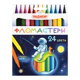 {{photo.Alt || photo.Description || 'Фломастеры ПИФАГОР "Космическая одиссея", 24 цвета, вентилируемый колпачок, 152446'}}