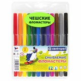 {{photo.Alt || photo.Description || 'Фломастеры 12 ЦВЕТОВ CENTROPEN "Washable", смываемые, вентилируемый колпачок, 7790/12TP, 7 7790 1285'}}