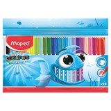 {{photo.Alt || photo.Description || 'Фломастеры MAPED (Франция) "Color'Peps Ocean", 24 цвета, смываемые, вентилируемый колпачок, 845722'}}
