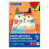 {{photo.Alt || photo.Description || 'Набор картона БЕЛЫЙ + ЦВЕТНОЙ А4 мелованный, 10 листов (белый 4 листа + цветной 6 листов), в папке, BRAUBERG, 116630'}}