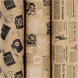 {{photo.Alt || photo.Description || 'Бумага упаковочная крафтовая НАБОР 3 шт., "Kraft Casual", 70х100 см, 3 дизайна, ЗОЛОТАЯ СКАЗКА, 592063'}}