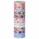{{photo.Alt || photo.Description || 'Клейкие WASHI-ленты для декора "Микс №2", 15 мм х 3 м, 7 цветов, рисовая бумага, ОСТРОВ СОКРОВИЩ, 661710'}}
