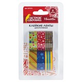 {{photo.Alt || photo.Description || 'Клейкие ленты 15 мм х 5 м, декоративные, ОСТРОВ СОКРОВИЩ, комплект 6 шт., ассорти №2, блистер, 227272'}}