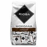 {{photo.Alt || photo.Description || 'Шоколад порционный RIOBA Горький 72%, 800 г, пакет, 366306'}}
