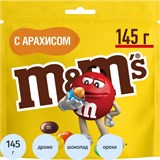 Драже M&amp;M`s c арахисом и молочным шоколадом, 145г, 1456721 2488580