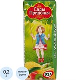 Сок Сады Придонья Мультифрукт с мякотью, 0,2л 2097705