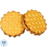 Печенье Дымка Домашние вафельки с апельсиновой начинкой, 3,8кг/уп 1562657