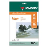 {{photo.Alt || photo.Description || 'Фотобумага матовая, А4, 200 г/м2, двусторонняя, 50 листов, LOMOND, 0102033'}}