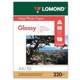 {{photo.Alt || photo.Description || 'Фотобумага глянцевая, А4, 220 г/м2, двусторонняя, 50 листов, LOMOND, 0102089'}}