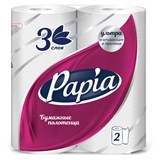 {{photo.Alt || photo.Description || 'Полотенца бумажные бытовые, спайка 2 шт., 3-слойные (2х10,8 м), PAPIA, 22,7x12 см, белые'}}