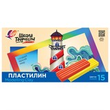 {{photo.Alt || photo.Description || 'Пластилин классический ЛУЧ "Школа творчества", 15 цветов, 300 г, стек, картонная упаковка, 29С 1764-08'}}