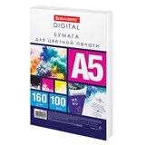 {{photo.Alt || photo.Description || 'Бумага для цветной лазерной печати А5, ПЛОТНАЯ 160 г/м2, 100 л., BRAUBERG DIGITAL, 145% (CIE), 116408'}}