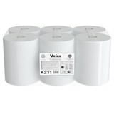 {{photo.Alt || photo.Description || 'Полотенца бумажные рулонные 150 м, VEIRO Professional (H1) COMFORT, 1-слойные, КОМПЛЕКТ 6 рулонов, K211'}}