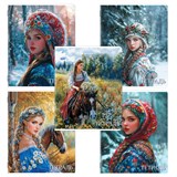 {{photo.Alt || photo.Description || 'Тетрадь А5, 48 л., BRAUBERG, скоба, клетка, глянцевый лак, "Русская красавица" (микс в спайке), 405649'}}