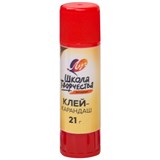 Клей-карандаш ЛУЧ "Школа творчества", 21 г, PVP основа, 29С 1737-08 274839