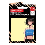 {{photo.Alt || photo.Description || 'Блок самоклеящийся (стикеры) BRAUBERG ANIME, 73х73 мм, 20 листов, 116709'}}