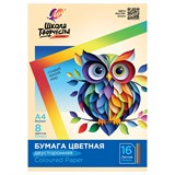 {{photo.Alt || photo.Description || 'Цветная бумага А4 2-сторонняя офсетная, 16 л., 8 цветов, папка, ЛУЧ "Школа творчества", 210х297 мм, 30С 1791-08'}}