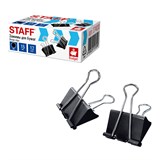 {{photo.Alt || photo.Description || 'Зажимы для бумаг STAFF ECO, КОМПЛЕКТ 12 шт., 15 мм, на 45 листов, черные, картонная коробка, 274030'}}