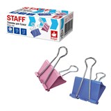 {{photo.Alt || photo.Description || 'Зажимы для бумаг STAFF ECO, КОМПЛЕКТ 12 шт., 15 мм, на 45 листов, цветные, картонная коробка, 274036'}}