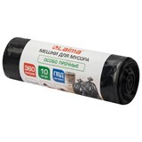{{photo.Alt || photo.Description || 'Мешки для мусора 360 л, черные в рулоне, 10 штук, особо прочные, ПВД 60 мкм, 110x140 см, LAIMA, 702687'}}